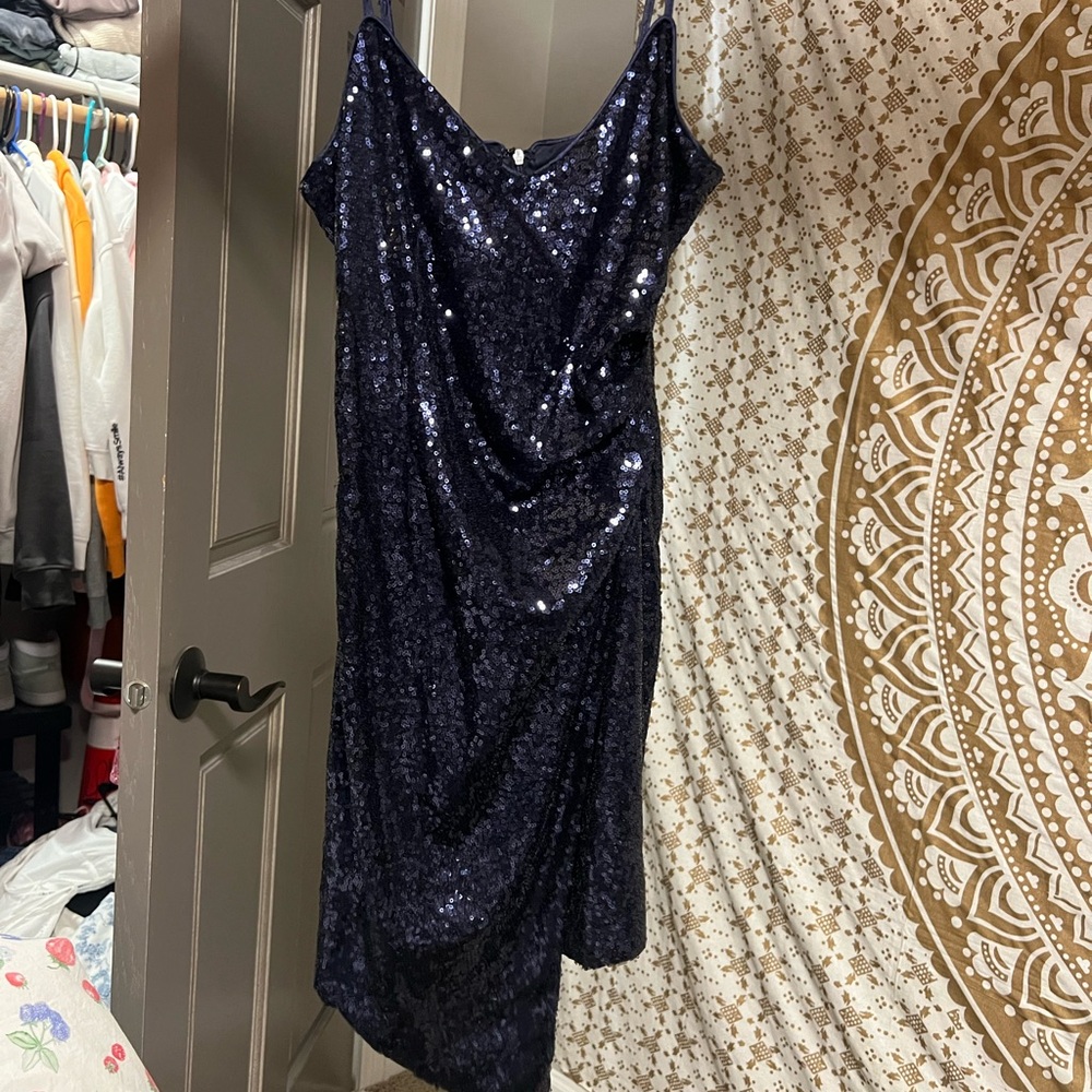 Navy homecoming dress